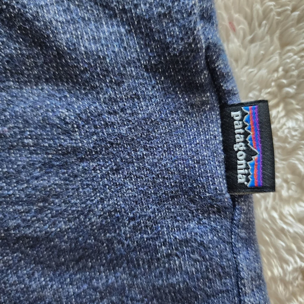Patagonia Nightfall Fitz Roy Lightweight Crew Sweatshirt, Men's Medium - Navy - Picture 4 of 12